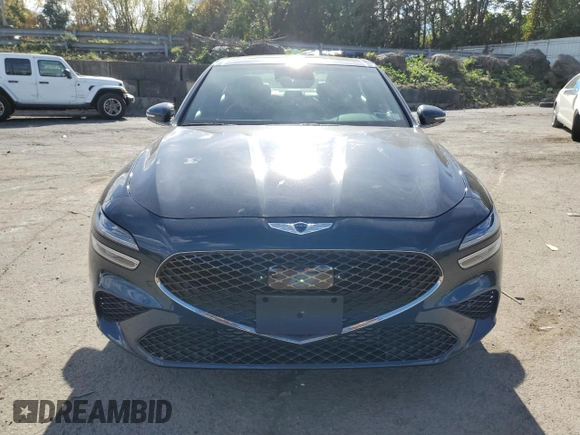 2023 Genesis G70 2.0T with VIN KMTG34TA5PU112928, listed as a Copart auction lot 74965654 with 17,963 mi miles and Salvage Title. Bid and sale history available at carsss.com. Image 5.