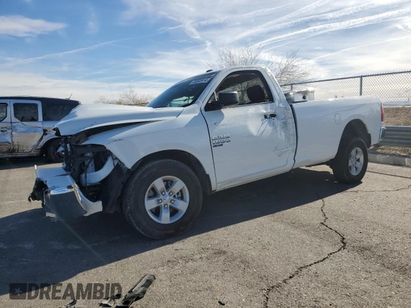 2023 Ram 1500 Tradesman with VIN 3C6JR6DGXPG678000, listed as a Copart auction lot 65893914 with Not provided miles and Salvage title. Bid and sale history available at DreamBid. Image 1.