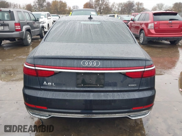 2019 Audi A8 L with VIN WAU8DAF82KN004676, listed as a IAAI auction lot 41086272 with 58,217 mi miles. Bid and sale history available at carsss.com. Image 17.
