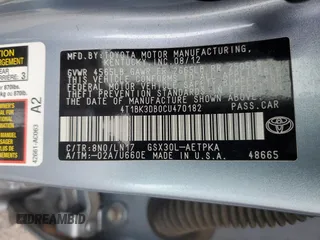 2012 Toyota Avalon z VIN 4T1BK3DB0CU470182, wystawiony jako Copart lot #59975805 z przebiegiem 200 309 mil mil oraz Szkoda całkowita • Salvage title. Historia ofert i sprzedaży dostępna na DreamBid. Obrazek 12.