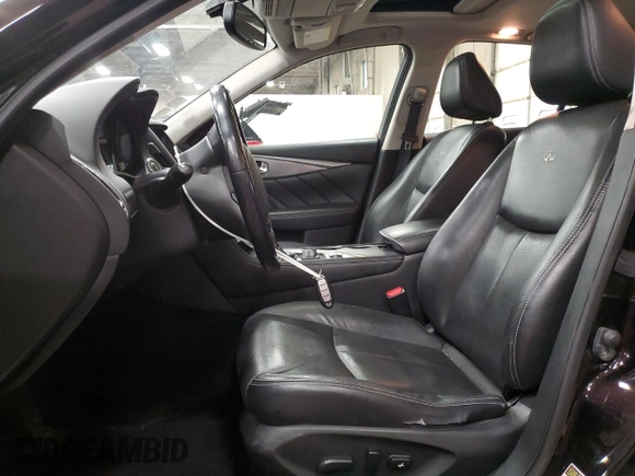 2014 Infiniti Q50 Sport with VIN JN1BV7AR7EM685181, listed as a Copart auction lot 54167635 with 108,768 mi miles and Salvage Title. Bid and sale history available at DreamBid. Image 7.