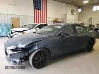 2024 Mazda 3 S Carbon Edition with VIN 3MZBPBCM6RM400019, listed as a Copart auction lot 80694664 with 42,761 mi miles and Salvage Title. Bid and sale history available at DreamBid. Image 1.