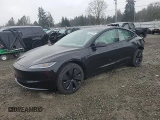 2025 Tesla Model 3 Long Range with VIN 5YJ3E1EA6SF896623, listed as a Copart auction lot 46367275 with 499 mi miles and Salvage Title. Bid and sale history available at carsss.com. Image 1.