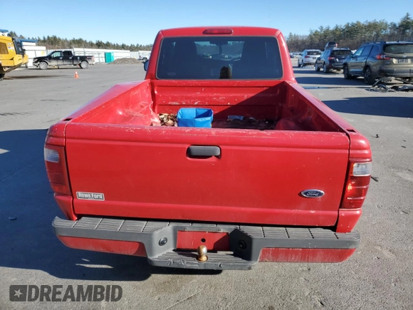 2004 Ford Ranger XL with VIN 1FTYR10U84PB49643, listed as a Copart auction lot 41697995 with 202,350 mi miles and Salvage Title. Bid and sale history available at DreamBid. Image 6.