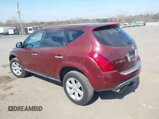 2006 Nissan Murano SL z VIN JN8AZ08W66W519356, wystawiony jako IAAI lot #41846733 z przebiegiem 199 363 mil mil oraz . Historia ofert i sprzedaży dostępna na DreamBid. Obrazek 3.