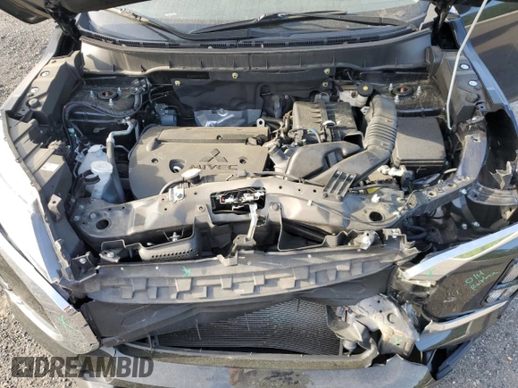 2022 Mitsubishi Outlander SE with VIN JA4APVAU0NU008690, listed as a Copart auction lot 54298035 with 43,229 mi miles and Salvage title. Bid and sale history available at DreamBid. Image 12.