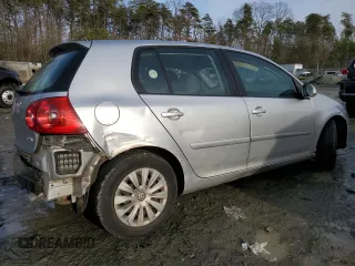 2009 Volkswagen Rabbit S with VIN WVWDB71K89W079822, listed as a Copart auction lot 85427894 with 135,287 mi miles and Salvage Title. Bid and sale history available at carsss.com. Image 3.