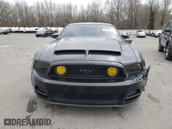 2013 Ford Mustang GT with VIN 1ZVBP8CF4D5208651, listed as a Copart auction lot 47289885 with 85,250 mi miles and Salvage Title. Bid and sale history available at carsss.com. Image 5.