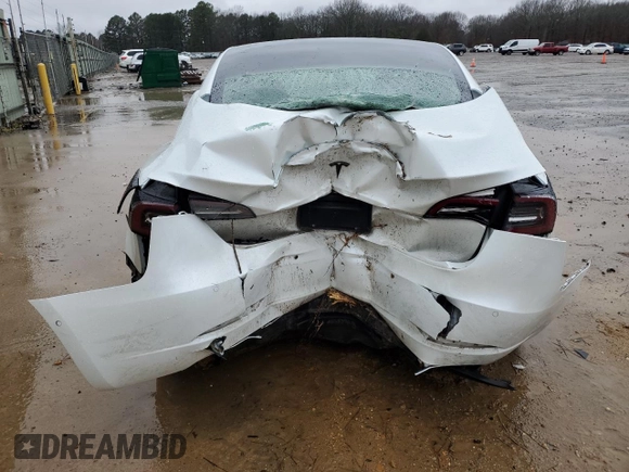 2020 Tesla Model 3 Standard Range Plus with VIN 5YJ3E1EA6LF799620, listed as a Copart auction lot 44887715 with 55,458 mi miles and Clean Title. Bid and sale history available at DreamBid. Image 6.