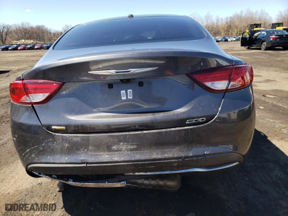 2015 Chrysler 200 Limited with VIN 1C3CCCAB5FN632627, listed as a Copart auction lot 52179605 with 162,425 mi miles and Salvage Title. Bid and sale history available at carsss.com. Image 6.