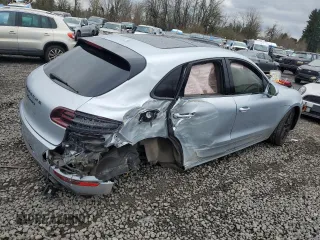 2017 Porsche Macan GTS with VIN WP1AG2A59HLB50414, listed as a Copart auction lot 46910995 with Not Provided miles and Salvage Title. Bid and sale history available at carsss.com. Image 3.