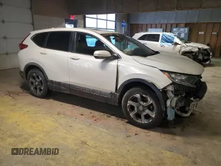 2018 Honda CR-V EX-L with VIN 5J6RW2H87JL017559, listed as a Copart auction lot 46230535 with 121,419 mi miles and Salvage Title. Bid and sale history available at DreamBid. Image 4.