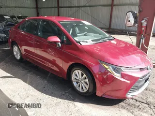 2023 Toyota Corolla LE with VIN 5YFB4MDE6PP076400, listed as a IAAI auction lot 42045159 with 27,190 mi miles. Bid and sale history available at carsss.com. Image 1.