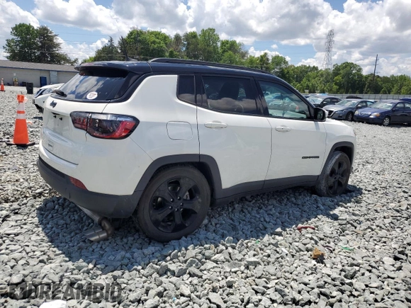2021 Jeep Compass Altitude with VIN 3C4NJCBB4MT587380, listed as a Copart auction lot 56525745 with 83,003 mi miles and Salvage title. Bid and sale history available at DreamBid. Image 3.