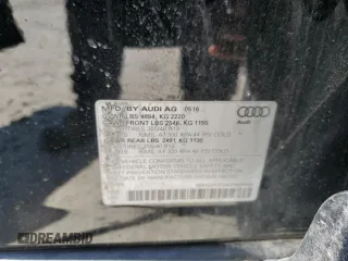 2016 Audi Q3 Prestige with VIN WA1GFCFS4GR024485, listed as a Copart auction lot 60017955 with 93,228 mi miles and Salvage title. Bid and sale history available at DreamBid. Image 13.