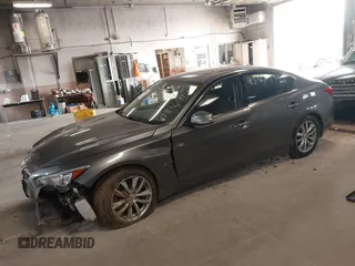 2015 Infiniti Q50 Premium with VIN JN1BV7AR6FM398836, listed as a IAAI auction lot 41836719 with 57,804 mi miles. Bid and sale history available at carsss.com. Image 2.