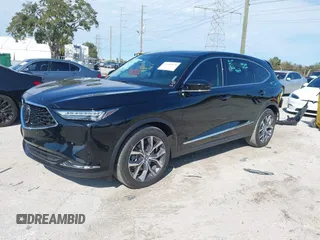 2023 Acura MDX w/Technology Package with VIN 5J8YD9H46PL001876, listed as a IAAI auction lot 41309678 with 39,596 mi miles. Bid and sale history available at carsss.com. Image 2.