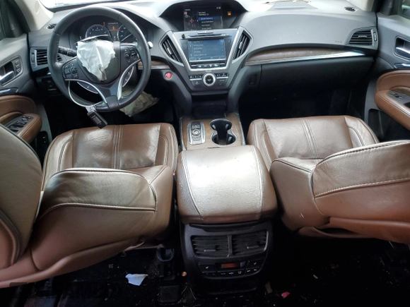 2019 Acura MDX Advance with VIN 5J8YD3H85KL000548, listed as a Copart auction lot 53649495 with 159,229 mi miles and Salvage title. Bid and sale history available at DreamBid. Image 8.