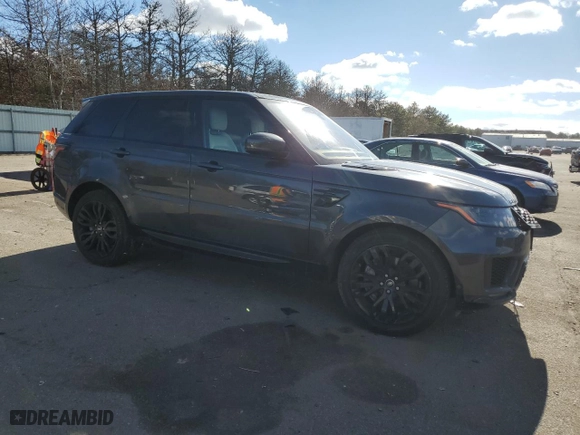 2020 Land Rover Range Rover Sport HSE with VIN SALWR2SU8LA747025, listed as a Copart auction lot 43789515 with 40,152 mi miles and Salvage Title. Bid and sale history available at carsss.com. Image 4.