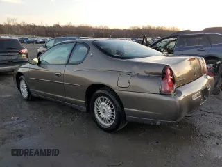 2002 Chevrolet Monte Carlo LS with VIN 2G1WW12EX29195355, listed as a Copart auction lot 80320434 with 141,923 mi miles and Salvage Title. Bid and sale history available at carsss.com. Image 2.