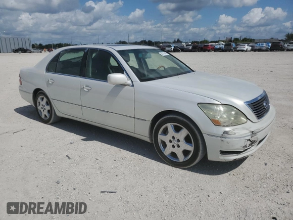 2004 Lexus LS 430 z VIN JTHBN36F840148313, wystawiony jako Copart lot #58170415 z przebiegiem 324 052 mil mil oraz Czysty tytuł • Clean title. Historia ofert i sprzedaży dostępna na DreamBid. Obrazek 4.