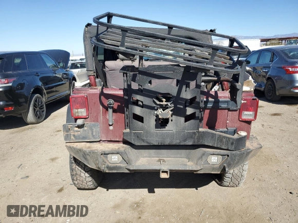 2008 Jeep Wrangler Unlimited Rubicon with VIN 1J8GA69108L587684, listed as a Copart auction lot 43069135 with 99,620 mi miles and Salvage Title. Bid and sale history available at carsss.com. Image 6.