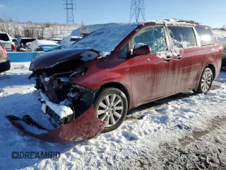 2017 Toyota Sienna XLE with VIN 5TDDZ3DCXHS178665, listed as a Copart auction lot 89028265 with 79,273 mi miles and Salvage Title. Bid and sale history available at DreamBid. Image 1.