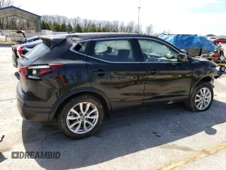 2022 Nissan Rogue S with VIN JN1BJ1AV9NW347808, listed as a Copart auction lot 52240685 with 53,078 mi miles and Salvage title. Bid and sale history available at DreamBid. Image 3.