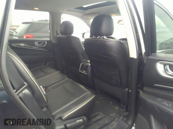 2019 Infiniti QX60 LUXE with VIN 5N1DL0MN0KC549550, listed as a IAAI auction lot 41622372 with 67,263 mi miles. Bid and sale history available at carsss.com. Image 8.
