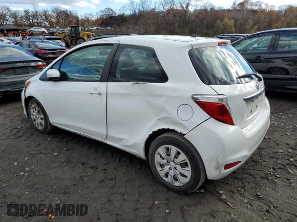 2014 Toyota Yaris L with VIN VNKJTUD39EA008100, listed as a Copart auction lot 80110764 with 203,423 mi miles and Salvage Title. Bid and sale history available at carsss.com. Image 2.