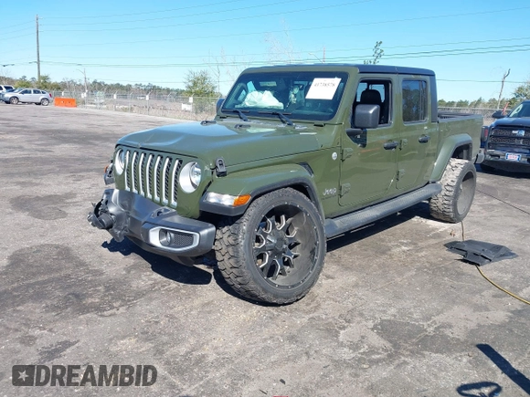 2022 Jeep Gladiator High Altitude with VIN 1C6HJTFG3NL141891, listed as a IAAI auction lot 41738578 with 38,133 mi miles and . Bid and sale history available at DreamBid. Image 16.