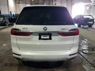 2020 BMW X7 xDrive40i with VIN 5UXCW2C08L9A03782, listed as a Copart auction lot 44856085 with 148,166 mi miles and Salvage Title. Bid and sale history available at carsss.com. Image 6.