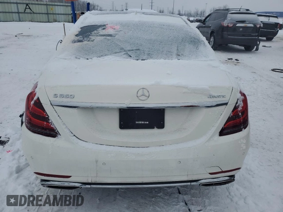 2019 Mercedes-Benz S 560 with VIN WDDUG8GB2KA458581, listed as a Copart auction lot 88245625 with 93,555 mi miles and Clean Title. Bid and sale history available at DreamBid. Image 6.