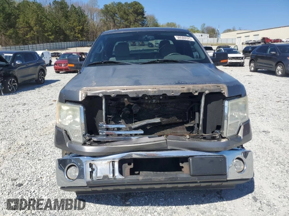 2010 Ford F-150 XL with VIN 1FTEX1C85AFD61411, listed as a Copart auction lot 50500925 with 164,735 mi miles and Salvage Title. Bid and sale history available at carsss.com. Image 5.