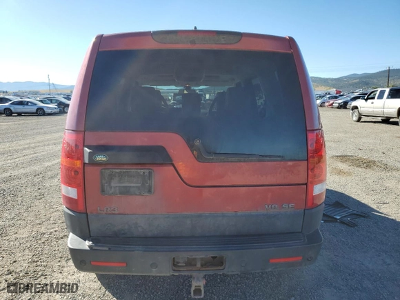 2007 Land Rover LR3 SE with VIN SALAE25427A418280, listed as a Copart auction lot 72208214 with NaN miles and Clean Title. Bid and sale history available at carsss.com. Image 6.