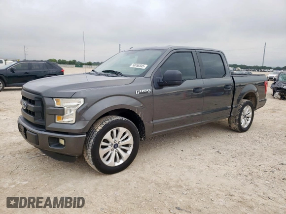 2016 Ford F-150 XL with VIN 1FTEW1CP4GKE34293, listed as a Copart auction lot 58956345 with 209,574 mi miles and Clean title. Bid and sale history available at DreamBid. Image 1.
