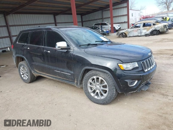 2015 Jeep Grand Cherokee Limited with VIN 1C4RJFBG1FC869568, listed as a IAAI auction lot 41665414 with 1 mi miles. Bid and sale history available at carsss.com. Image 1.
