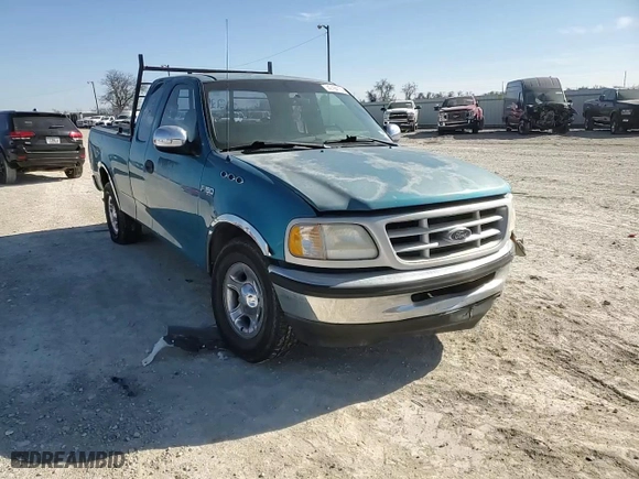 1998 Ford F-150 Standard with VIN 1FTZX1724WKC30122, listed as a Copart auction lot 42184135 with 245,636 mi miles and Salvage Title. Bid and sale history available at carsss.com. Image 10.
