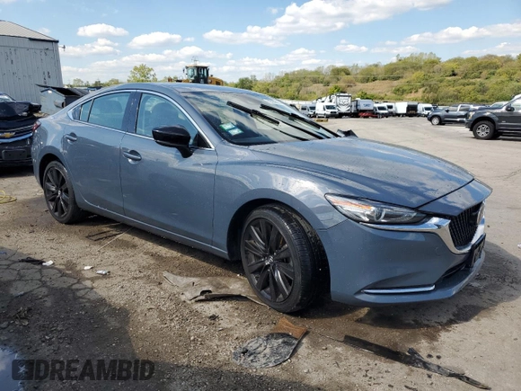 2021 Mazda 6 Grand Touring Reserve with VIN JM1GL1WY1M1616461, listed as a Copart auction lot 72760074 with 26,377 mi miles and Salvage Title. Bid and sale history available at DreamBid. Image 4.