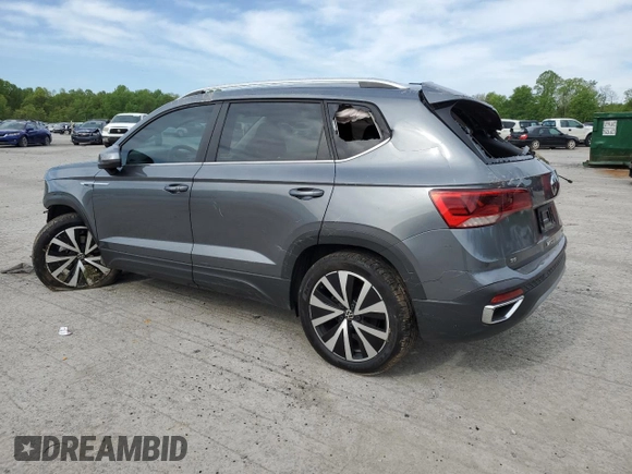 2023 Volkswagen Taos SE z VIN 3VVNX7B20PM301191, wystawiony jako Copart lot #56571775 z przebiegiem 60 301 mil mil oraz Szkoda całkowita • Salvage title. Historia ofert i sprzedaży dostępna na DreamBid. Obrazek 2.