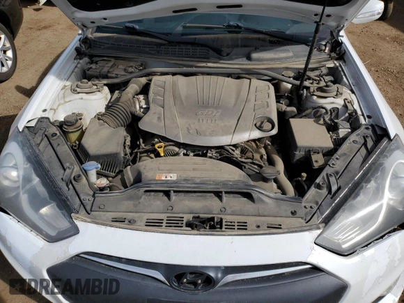 2016 Hyundai Genesis Coupe 3.8L Base z VIN KMHHT6KJ2GU134929, wystawiony jako Copart lot #48465825 z przebiegiem 125 191 mil mil oraz Nie do naprawy • Non repairable. Historia ofert i sprzedaży dostępna na DreamBid. Obrazek 11.