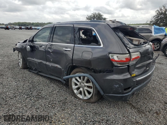 2017 Jeep Grand Cherokee Limited with VIN 1C4RJEBGXHC712537, listed as a Copart auction lot 53204385 with 0 mi miles and Salvage Title. Bid and sale history available at carsss.com. Image 2.