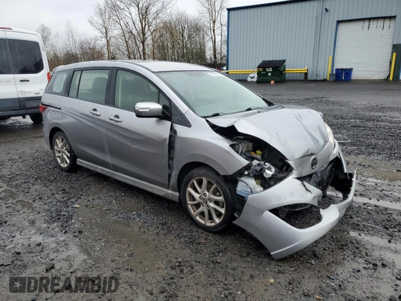 2013 Mazda 5 Touring with VIN JM1CW2CLXD0153519, listed as a Copart auction lot 48954545 with Not Provided miles and Salvage Title. Bid and sale history available at carsss.com. Image 4.