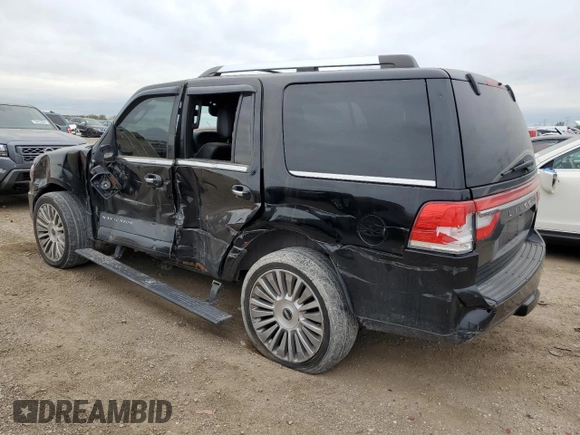 2017 Lincoln Navigator Reserve with VIN 5LMJJ2LT4HEL02403, listed as a Copart auction lot 72974344 with 128,393 mi miles and Salvage title. Bid and sale history available at DreamBid. Image 2.