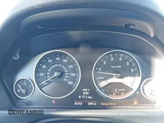 2014 BMW 3 Series 335i xDrive with VIN WBA3B9G55ENR90731, listed as a IAAI auction lot 41807046 with 45,752 mi miles and . Bid and sale history available at carsss.com. Image 7.