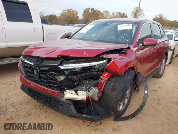 2025 Honda CR-V EX with VIN 2HKRS4H40SH404535, listed as a IAAI auction lot 40948382 with 5,102 mi miles and . Bid and sale history available at DreamBid. Image 22.