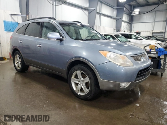 2007 Hyundai Veracruz GLS with VIN KM8NU73CX7U013569, listed as a Copart auction lot 42824305 with 233,632 mi miles and Salvage Title. Bid and sale history available at DreamBid. Image 4.