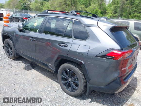 2023 Toyota RAV4 Hybrid SE with VIN JTM16RFV9PD113152, listed as a IAAI auction lot 42177056 with 41,204 mi miles and . Bid and sale history available at DreamBid. Image 3.