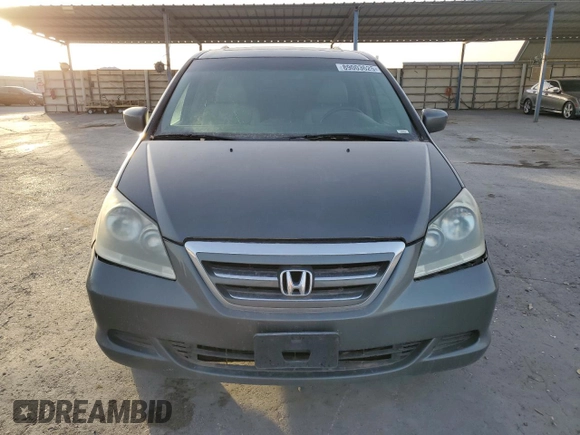 2007 Honda Odyssey EX-L with VIN 5FNRL38727B120069, listed as a Copart auction lot 89003625 with 234,863 mi miles and Salvage Title. Bid and sale history available at carsss.com. Image 5.