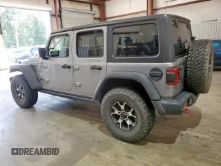 2018 Jeep Wrangler Unlimited Rubicon z VIN 1C4HJXFG5JW111896, wystawiony jako Copart lot #65800475 z przebiegiem Nie podano mil oraz Szkoda całkowita • Salvage title. Historia ofert i sprzedaży dostępna na DreamBid. Obrazek 2.